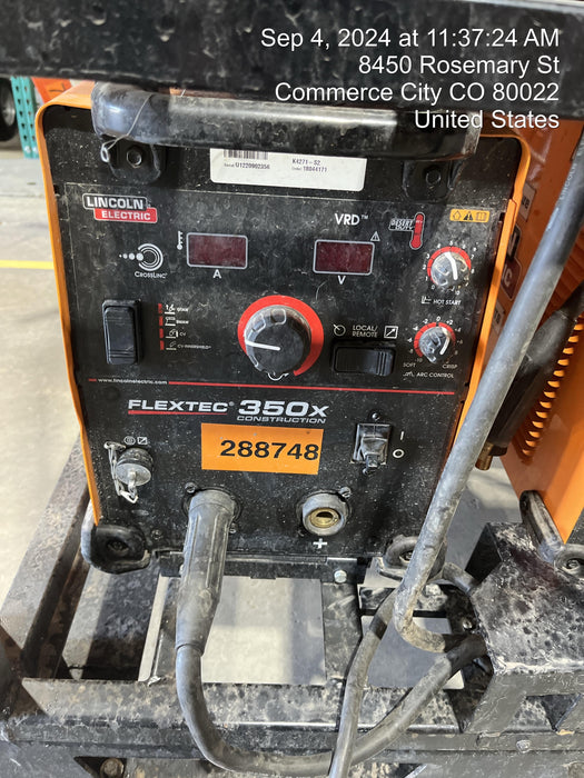 2022 LINCOLN ELECTRIC FLEXTEC 350X