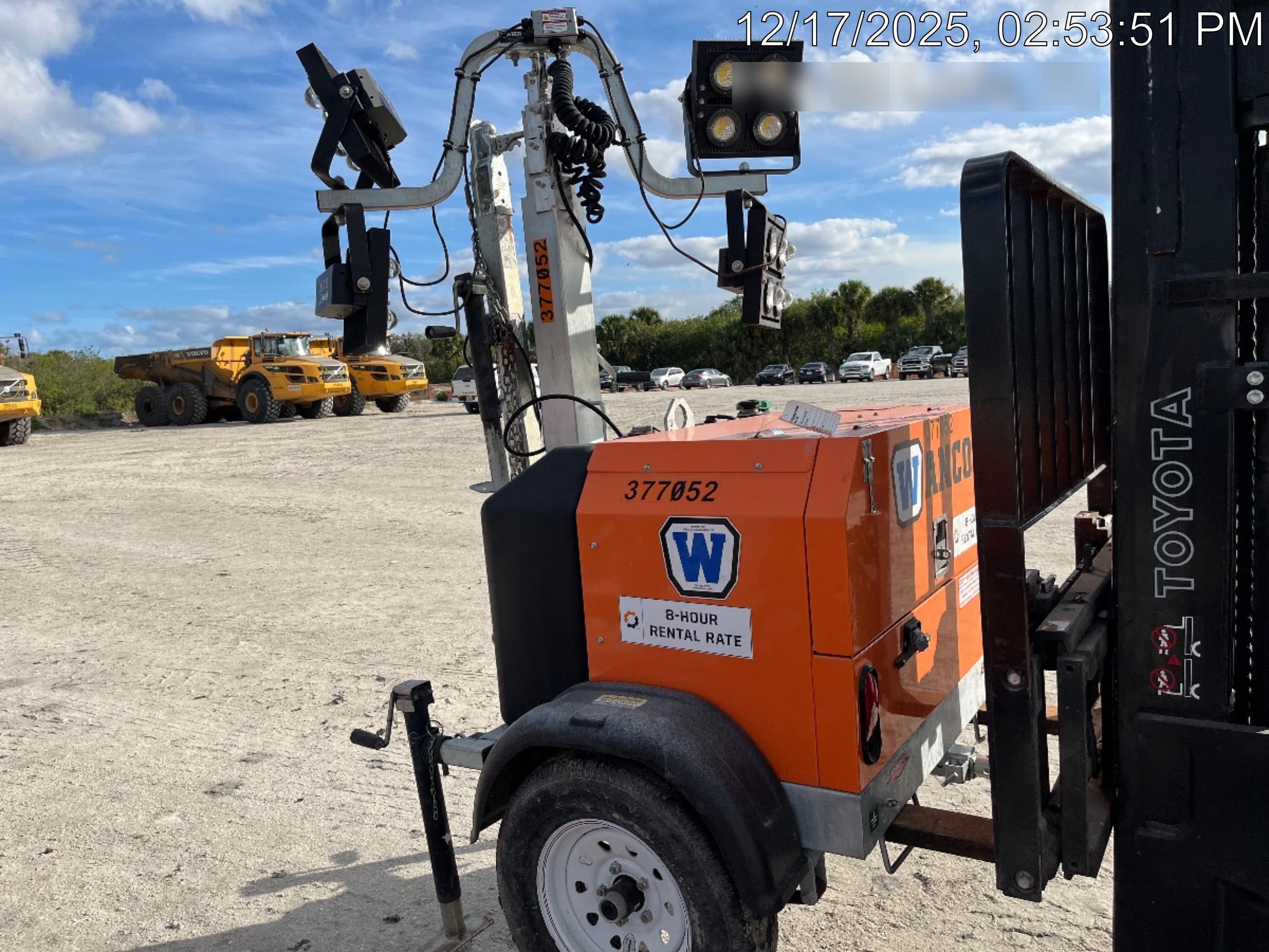 2023 Wanco WLTT-4MM4K Diesel, Deep Sea Controller, Shore Power Plug, Auto Start, (4) 350W LED Floodlights, 4kW Generator, 60 Gal Fuel Tank, 2" Ball, T3