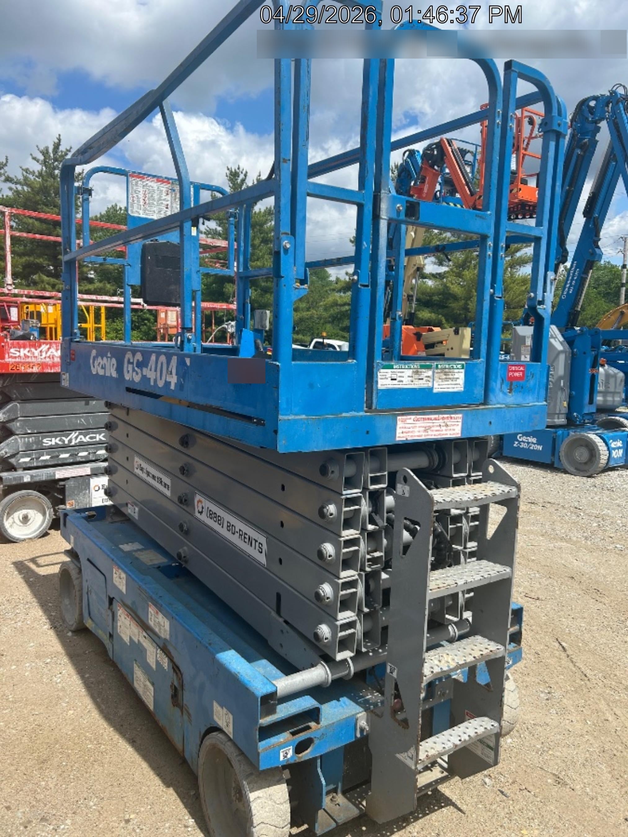 2016 Genie GS-4047 Standard Rental Specs
