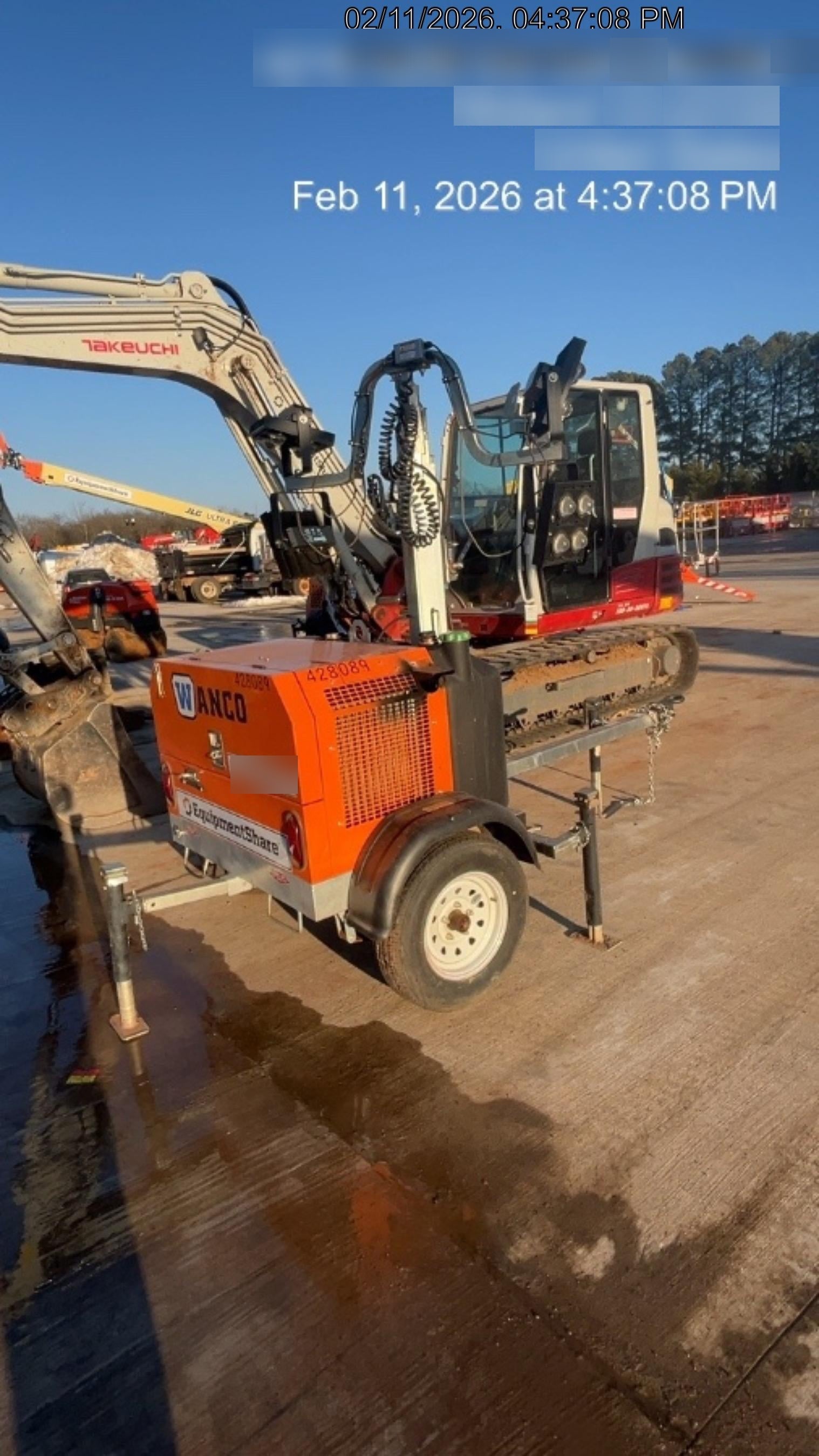 2024 Wanco WLTT-4MM4K Diesel, Deep Sea Controller, Shore Power Plug, Auto Start, (4) 350W LED Floodlights, 4kW Generator, 60 Gal Fuel Tank, 2" Ball, T3