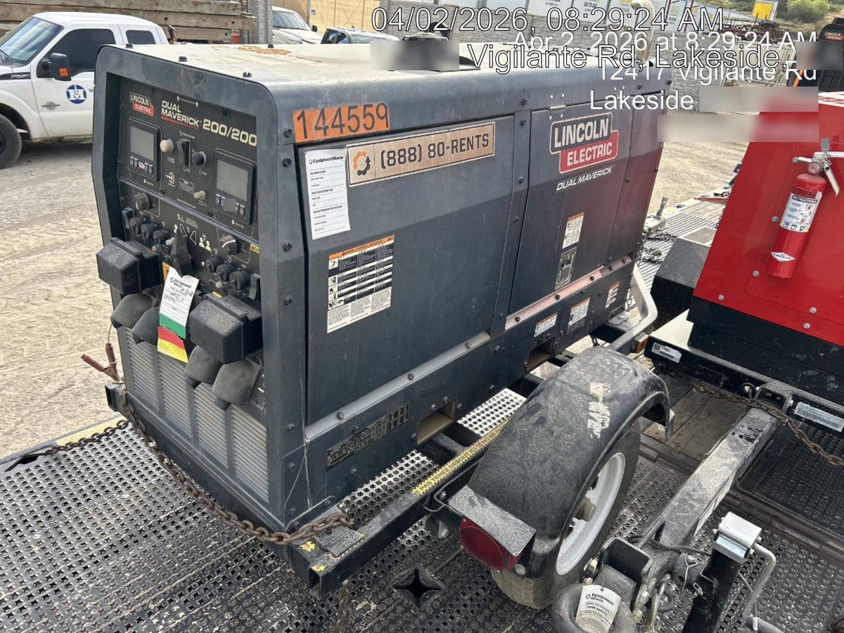 2021 Lincoln Electric Dual Maverick 200/200X Ready Pak 3 (includes trailer, cable rack, fender light kit)