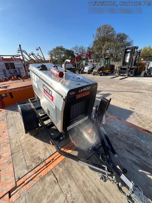 2024 Lincoln Electric LE400 Kubota V1505, Trlr, Cable Rack, Light Kit, ES Decals, T3