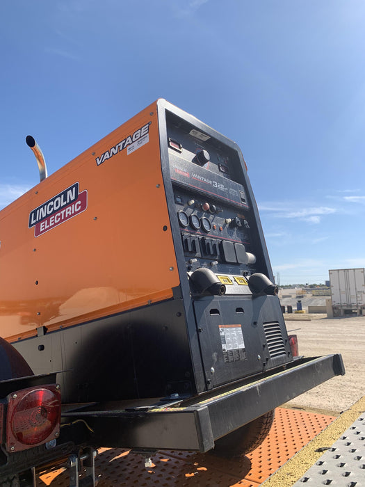 2021 Lincoln Electric Vantage 322 Vantage 322 Ready Pak 3 w/ Decals, ORANGE (includes trailer, cable rack, fender light kit) NO Telematics