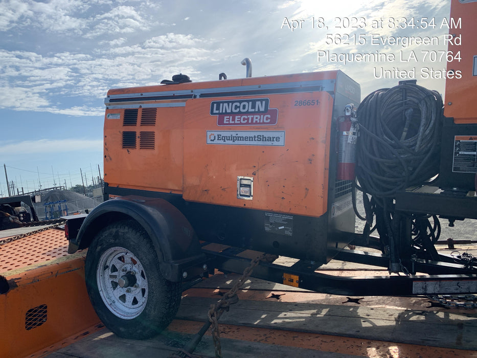 2022 Lincoln Electric LE400 Kubota V1505, Trlr, Cable Rack, Light Kit, ES Decals, T3