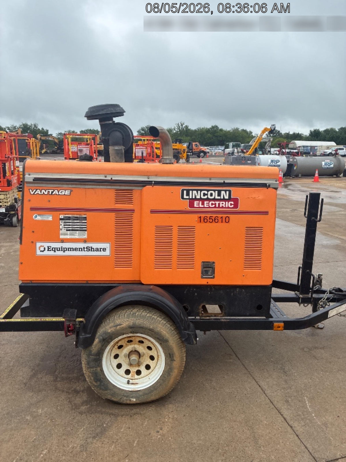 2021 Lincoln Electric Vantage 549X Ready Pak 3, ORANGE (includes trailer, cable rack, fender light kit)