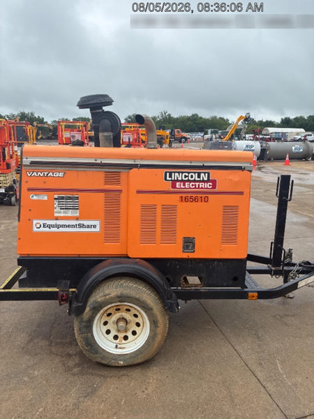 2021 Lincoln Electric Vantage 549X Ready Pak 3, ORANGE (includes trailer, cable rack, fender light kit)