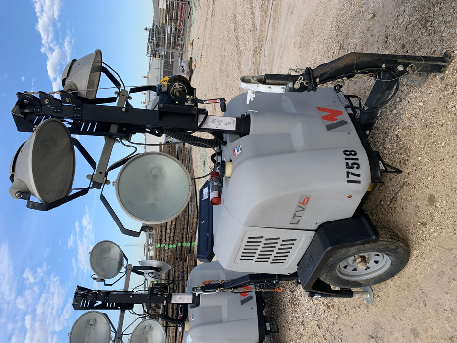 2018 Wacker Neuson LTV6K-MH Wacker Neuson LTV6K Mobile Light Tower w/Fuel Level Sensor Installed