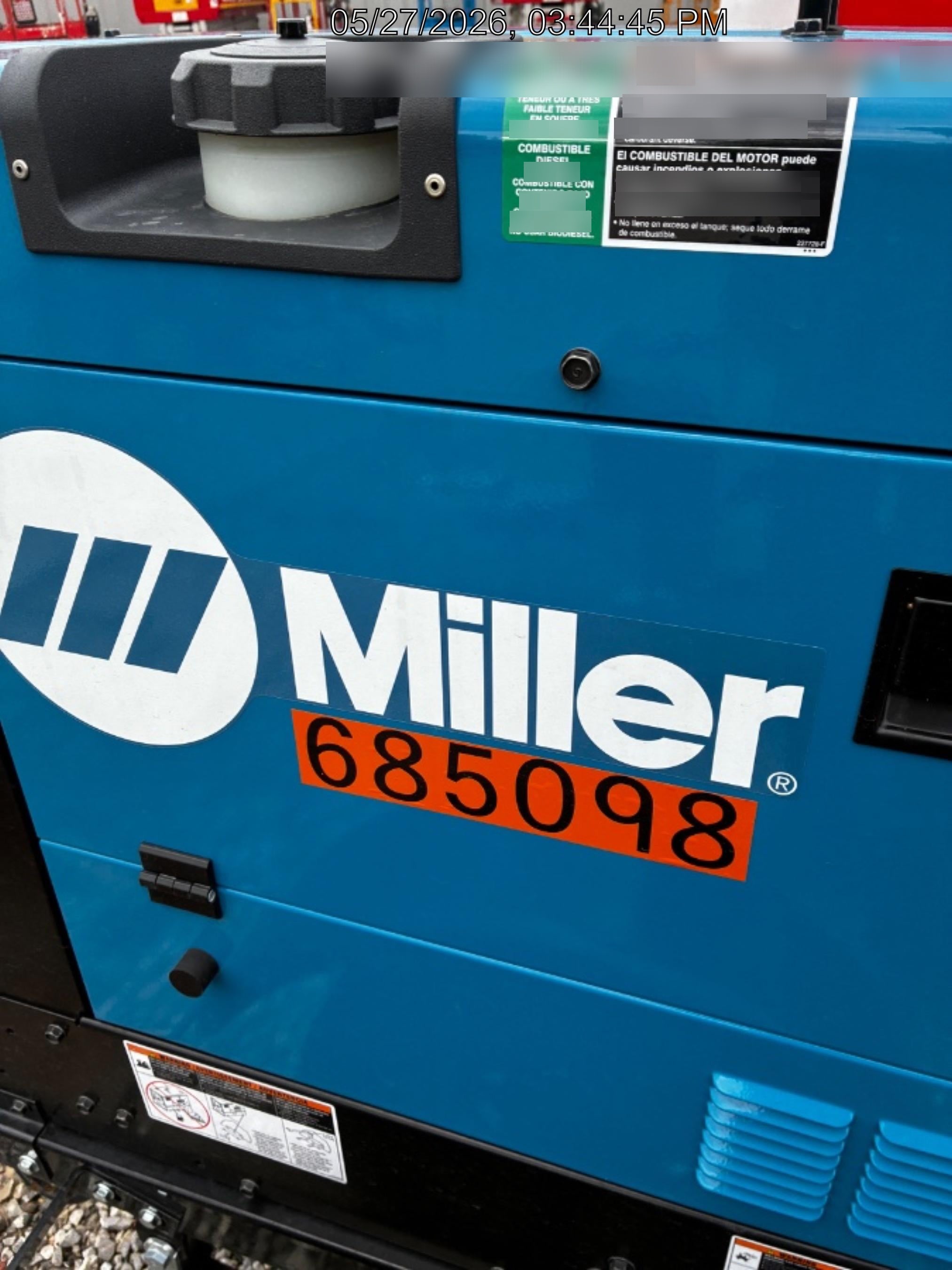 2026 MILLER ELECTRIC BIG BLUE 400