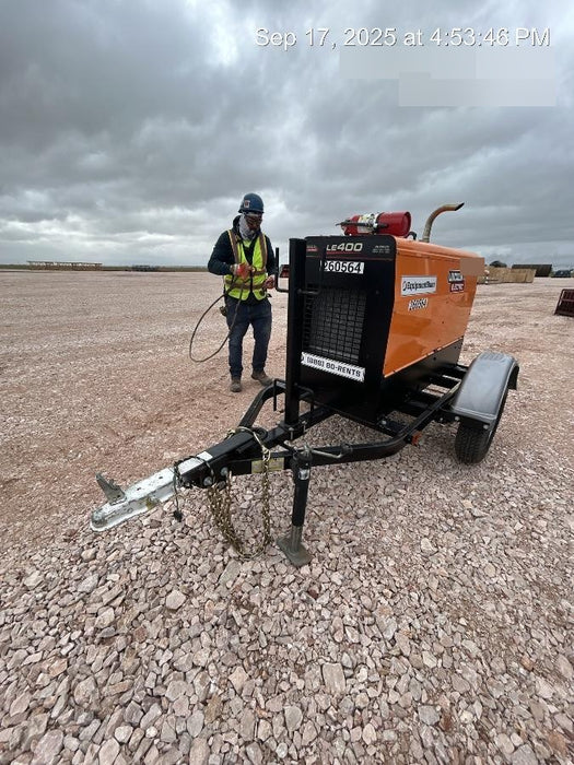 2022 Lincoln Electric LE400 Kubota V1505, Trlr, Cable Rack, Light Kit, ES Decals, T3