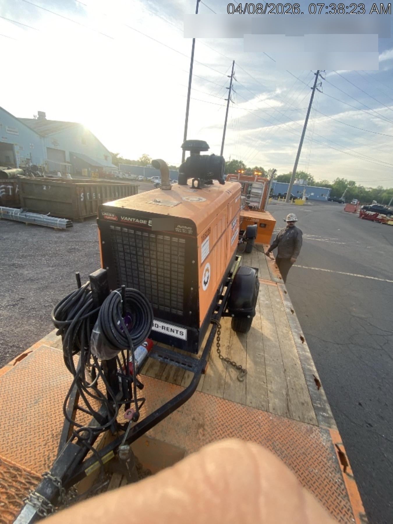 2021 Lincoln Electric Vantage 549X Ready Pak 3, ORANGE (includes trailer, cable rack, fender light kit)