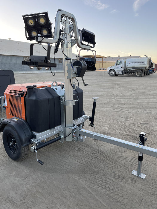 2024 Wanco WLTT-4MM4K Diesel, Deep Sea Controller, Shore Power Plug, Auto Start, (4) 350W LED Floodlights, 4kW Generator, 60 Gal Fuel Tank, 2" Ball, T3