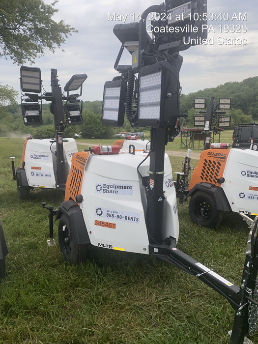 2023 Generac MLT2 Diesel, Flex Switch 120V Input, Powerzone Controller, (4) 320W LED Lights, 4kW Generator, 39.9 Gal Fuel Tank, 2" Ball, T3