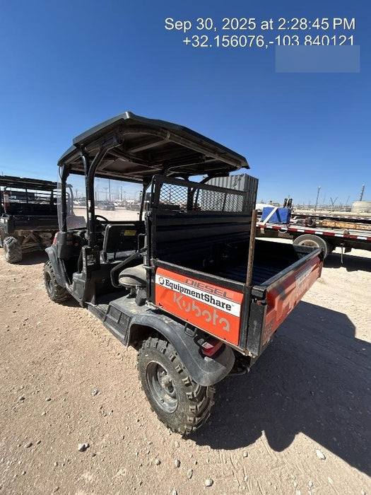 2022 Kubota RTV-X1140W-H Plastic Canopy, Windshield Acrylic Clear, LED Strobe Light, Wire Harness Kit, Back up Alarm