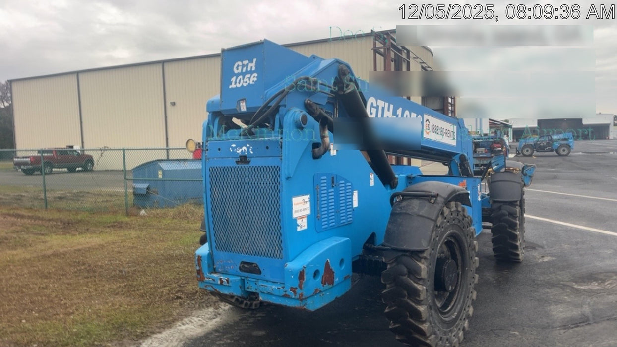 2019 Genie GTH-1056 Canopy, Solid RT Tires, LED Work Lights, Beacon 60" QA Carriage, 60" Forks