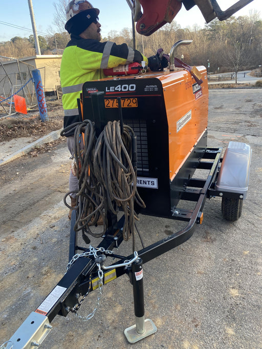 2022 Lincoln Electric LE400 Kubota V1505, Trlr, Cable Rack, Light Kit, ES Decals, T3