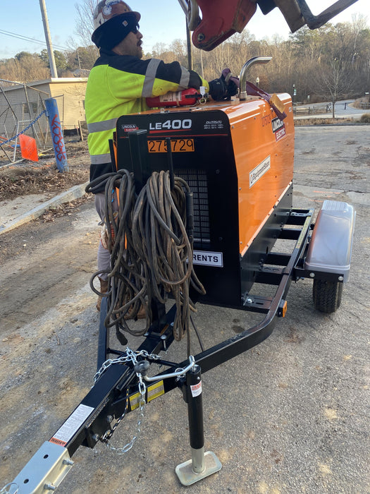 2022 Lincoln Electric LE400 Kubota V1505, Trlr, Cable Rack, Light Kit, ES Decals, T3