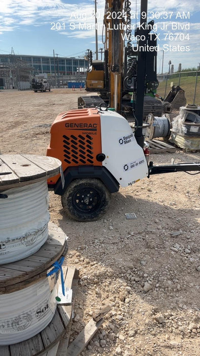 2024 Generac MLT2 Diesel, Flex Switch 120V Input, Powerzone Controller, 
(4) 320W LED Lights, 4kW Generator, 39.9 Gal Fuel Tank, 2" Ball, T3