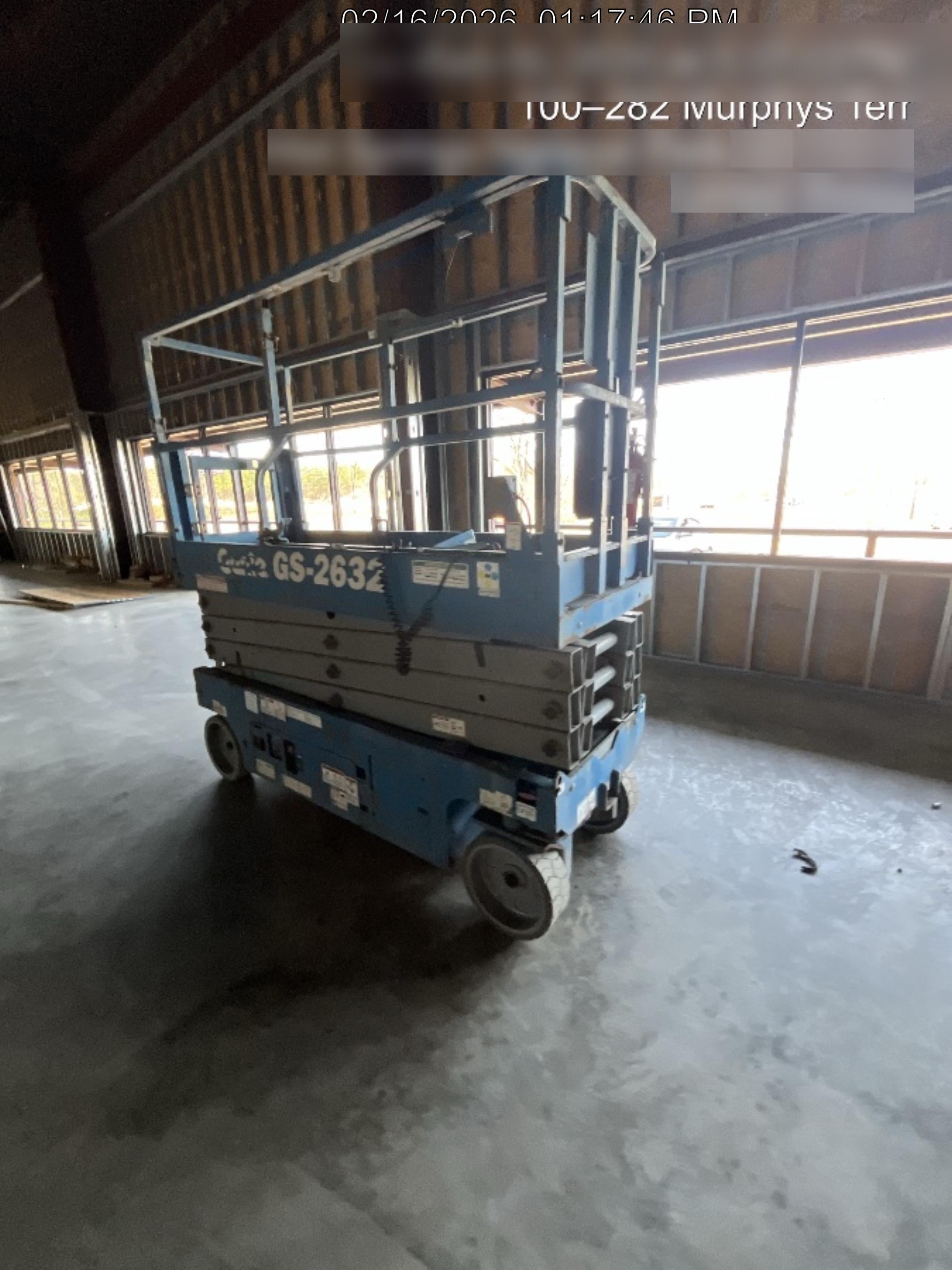 2018 Genie GS-2632 Genie GS-2632 w/Fixed Rail, Chain Entry
