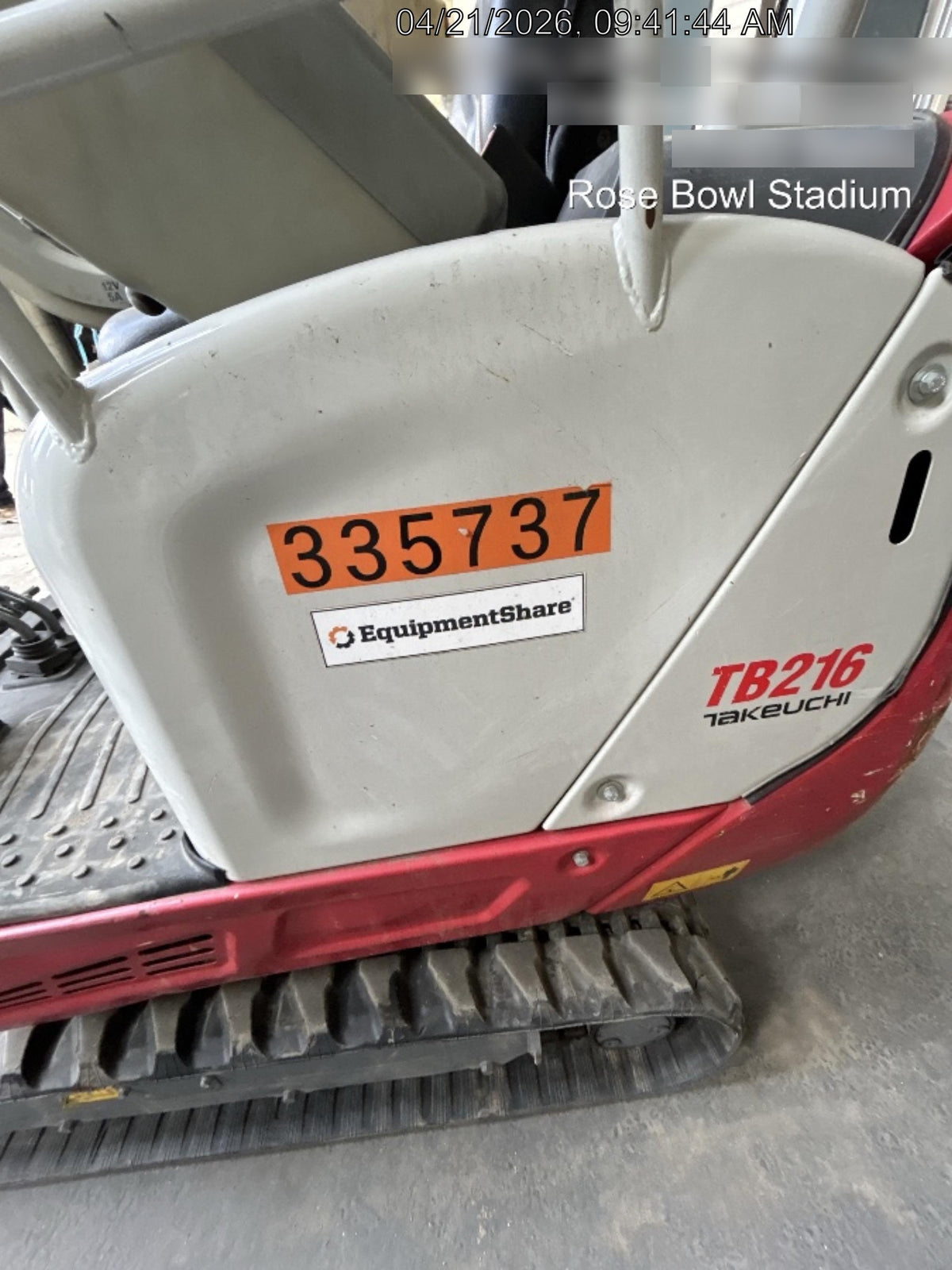 2023 TAKEUCHI TB216R