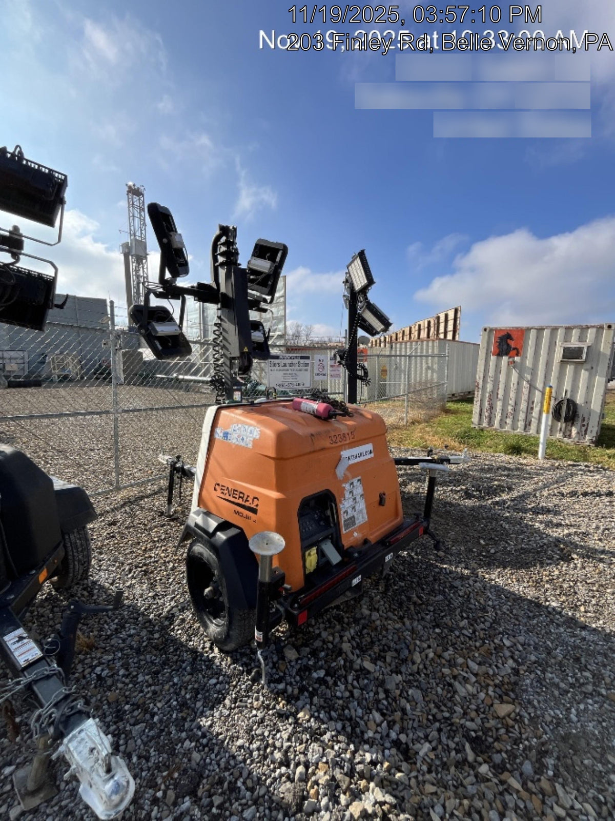 2023 Generac MLT2 Diesel, Flex Switch 120V Input, Powerzone Controller, (4) 320W LED Lights, 4kW Generator, 39.9 Gal Fuel Tank, 2" Ball, T3