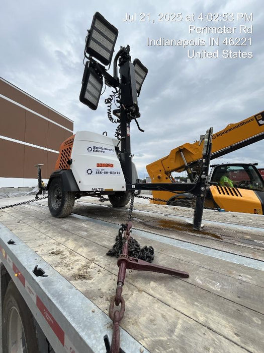 2023 Generac MLT2 Diesel, Flex Switch 120V Input, Powerzone Controller, (4) 320W LED Lights, 4kW Generator, 39.9 Gal Fuel Tank, 2" Ball, T3