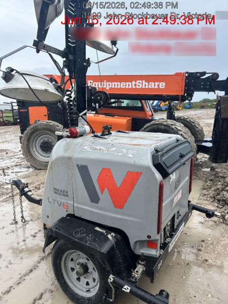 2019 Wacker Neuson LTV6K-LED LTV6K Light Tower, LED 300W, Telematics EQ SH Kubota