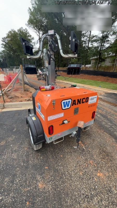 2024 Wanco WLTT-4MM4K Diesel, Deep Sea Controller, Shore Power Plug, Auto Start, (4) 350W LED Floodlights, 4kW Generator, 60 Gal Fuel Tank, 2" Ball, T3