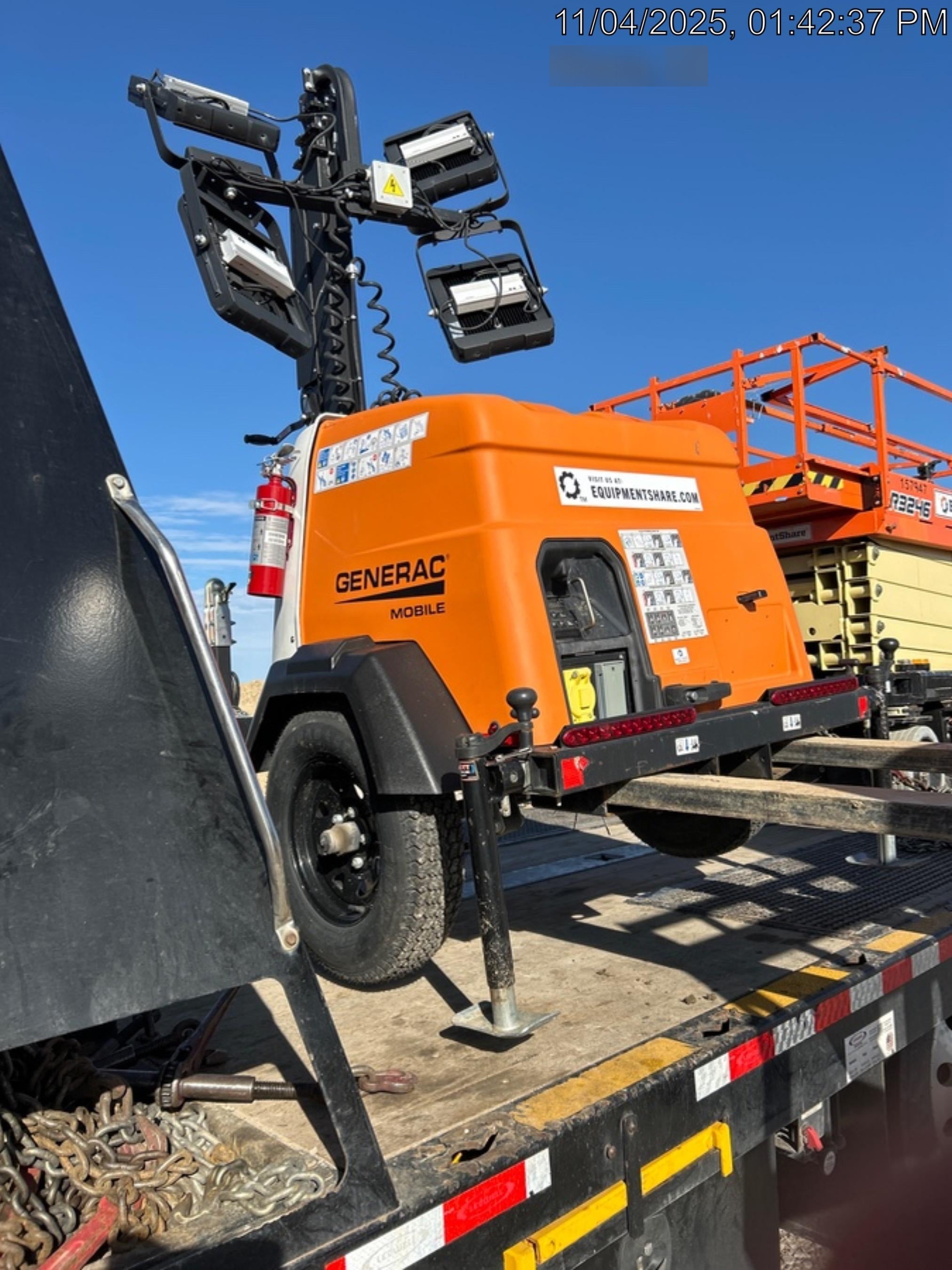 2023 Generac MLT2 Diesel, Flex Switch 120V Input, Powerzone Controller, (4) 320W LED Lights, 4kW Generator, 39.9 Gal Fuel Tank, 2" Ball, T3