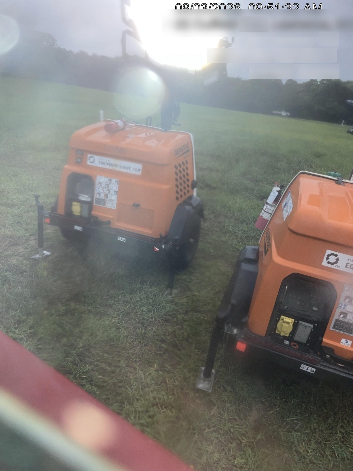 2023 Generac MLT2 Diesel, Flex Switch 120V Input, Powerzone Controller, (4) 320W LED Lights, 4kW Generator, 39.9 Gal Fuel Tank, 2" Ball, T3