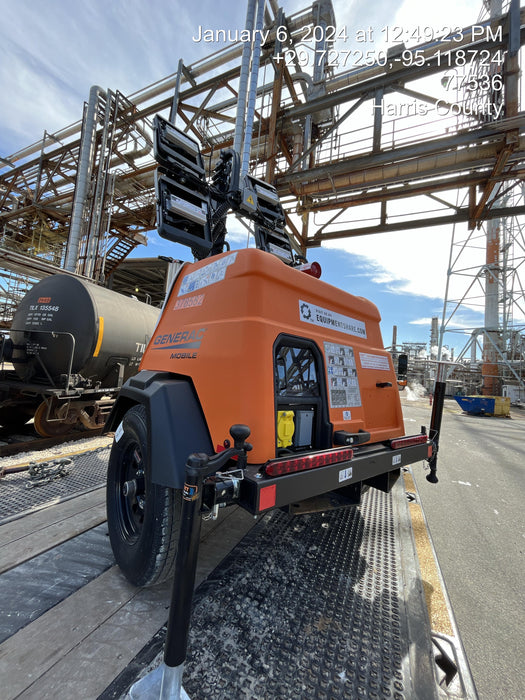 2023 Generac MLT2 Diesel, Flex Switch 120V Input, Powerzone Controller, 
(4) 320W LED Lights, 4kW Generator, 39.9 Gal Fuel Tank, 2" Ball, T3