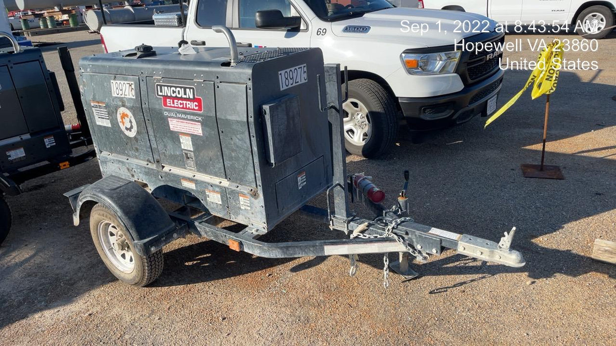 2021 Lincoln Electric Dual Maverick 200/200X Ready Pak 3, Includes Trailer, Cable Rack, Fender Light Kit