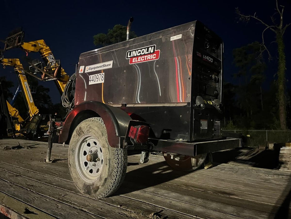 2024 Lincoln Electric LE400 Kubota V1505, Trlr, Cable Rack, Light Kit, ES Decals, T3