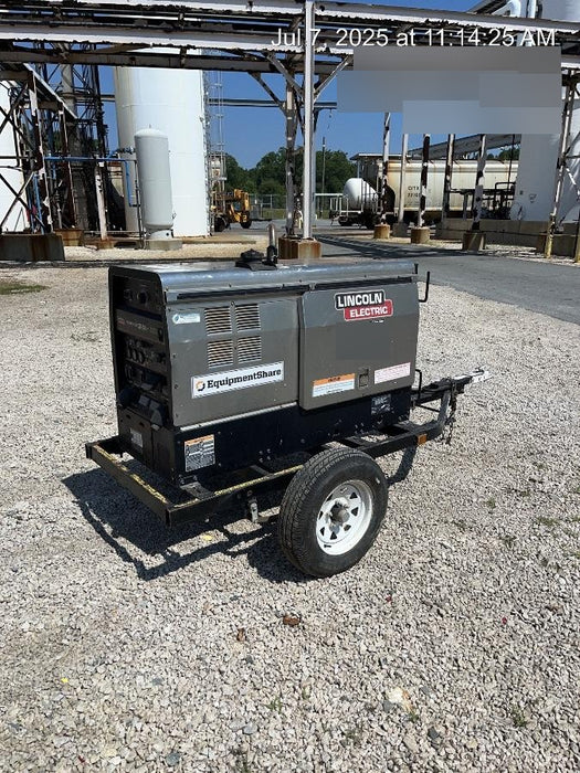 2019 Lincoln Electric Vantage 322 Welder Ready-Pak 3, Two wheel trailer, Fender and Light kit, Cable Rack