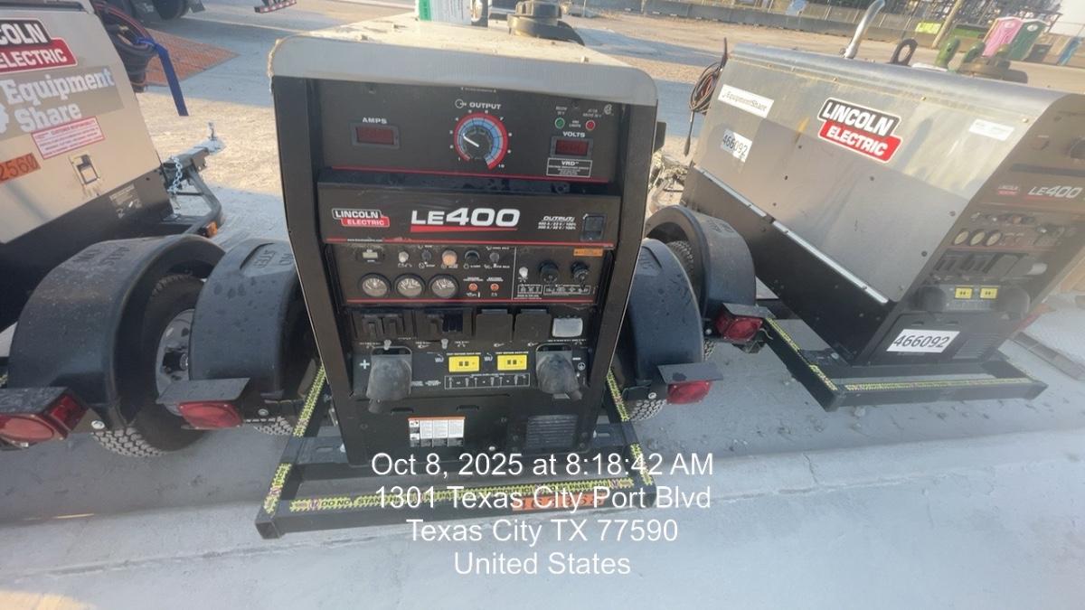 2024 Lincoln Electric LE400 Kubota V1505, Trlr, Cable Rack, Light Kit, ES Decals, T3