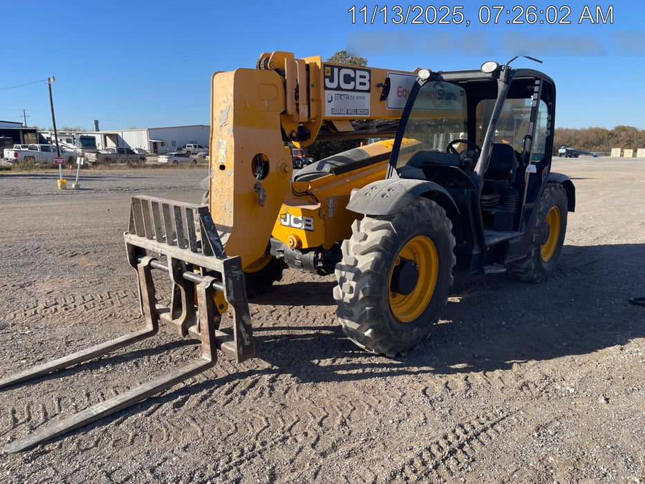 2019 JCB 506-36 Canopy, 74 HP, Foam Filled Tires, STD Worklight, Beacon, Aux Hydraulics, Lifting Eye, Back up Alarm 48" Carriage/48" Forks