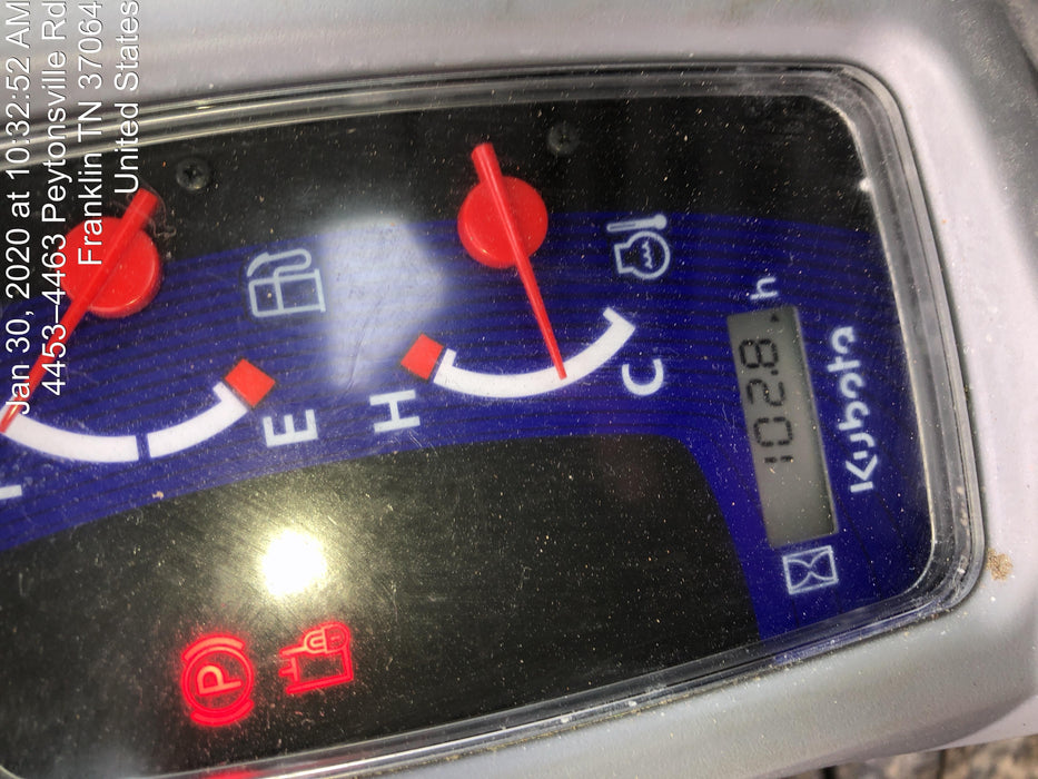 2019 Kubota SVL95-2S Cab/Heat/Air, Standard Tracks, Standard Flow w/Manual QC, 80" HD Tooth Bucket