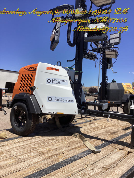 2023 Generac MLT2 Diesel, Flex Switch 120V Input, Powerzone Controller, (4) 320W LED Lights, 4kW Generator, 39.9 Gal Fuel Tank, 2" Ball, T3