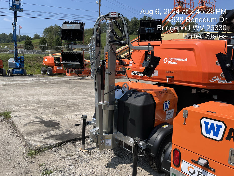 2024 Wanco WLTT-4MM4K Diesel, Deep Sea Controller, Shore Power Plug, Auto Start, (4) 350W LED Floodlights, 4kW Generator, 60 Gal Fuel Tank, 2" Ball, T3