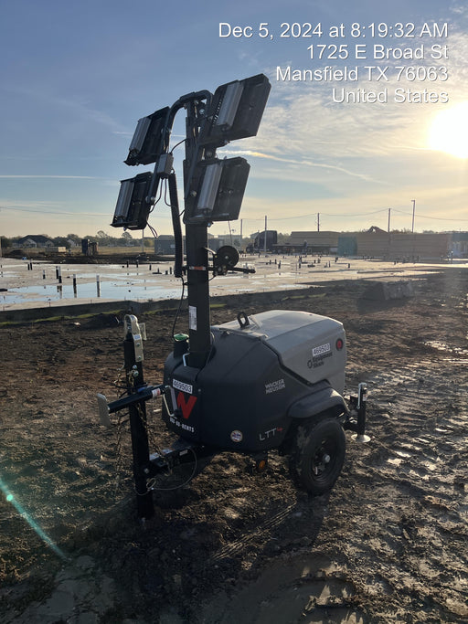 2024 Wacker Neuson LTT4 Diesel, Kohler KDW702, Deep Sea Controller, Auto Start, LED 320W, Bypass Outlet, T3