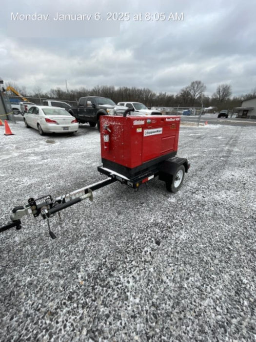 2023 Shindaiwa DGW400MDL Kubota D902 Engine, 23 HP, Dual Op Welder, Wire, Arc, Droop Stick, Tig, and CC Stick Functionality, Simulphase, 3 Phase and 1 Phase Gen Output, Single Axle NB Trlr, Slr Trckl Chrg 12V 12W, Fire Ext