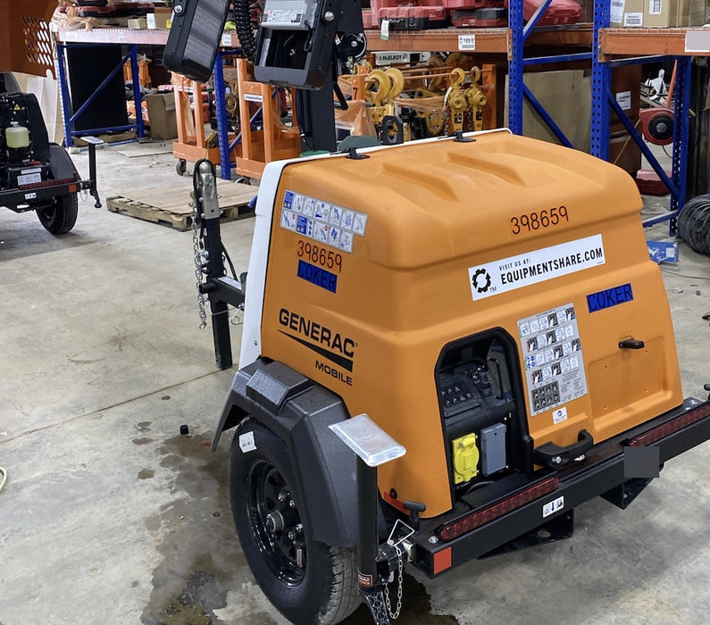 2024 Generac MLT2 Diesel, Flex Switch 120V Input, Powerzone Controller, 
(4) 320W LED Lights, 4kW Generator, 39.9 Gal Fuel Tank, 2" Ball, T3