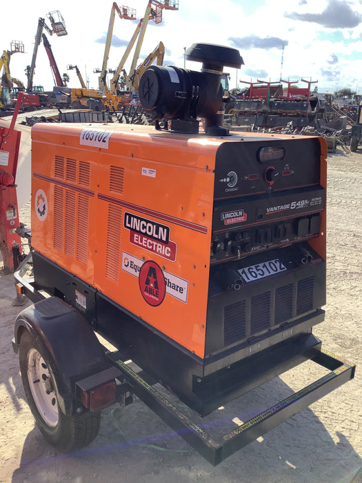 2021 Lincoln Electric Vantage 549X Ready Pak 3, ORANGE (includes trailer, cable rack, fender light kit)