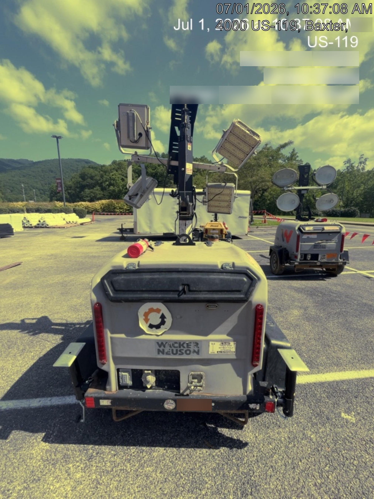 2019 Wacker Neuson LTV6K-LED Standard LED Towable Light Tower w/None