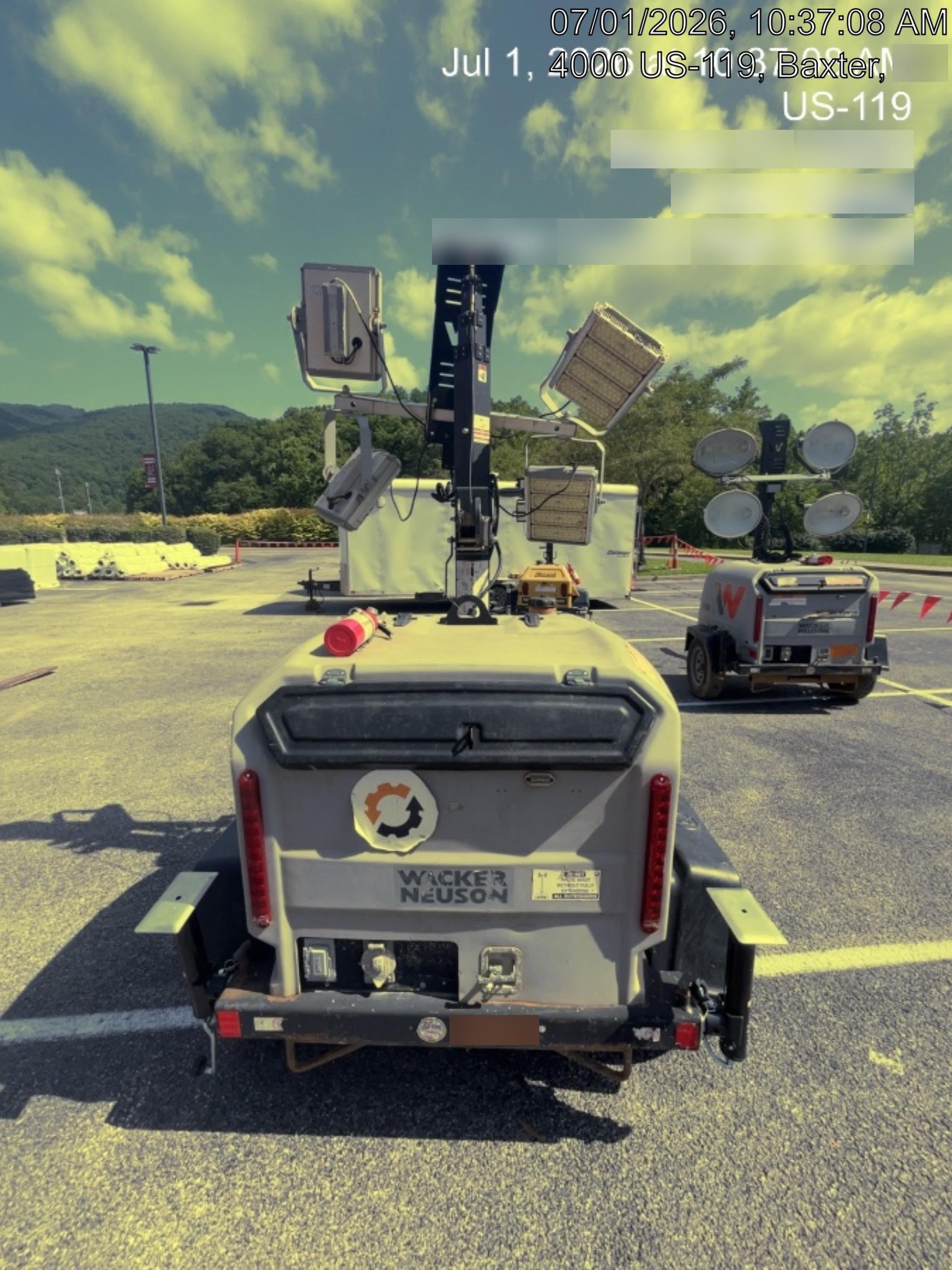2019 Wacker Neuson LTV6K-LED Standard LED Towable Light Tower w/None