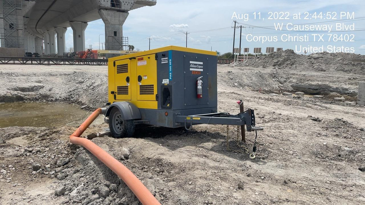 2020 ATLAS COPCO PAS 100 HF CS Enclosed