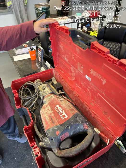 2019 HILTI TE 1000-AVR