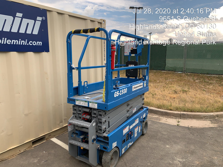 2020 Genie GS-1930 Fixed rails with chain entry gate - Pre A92.20