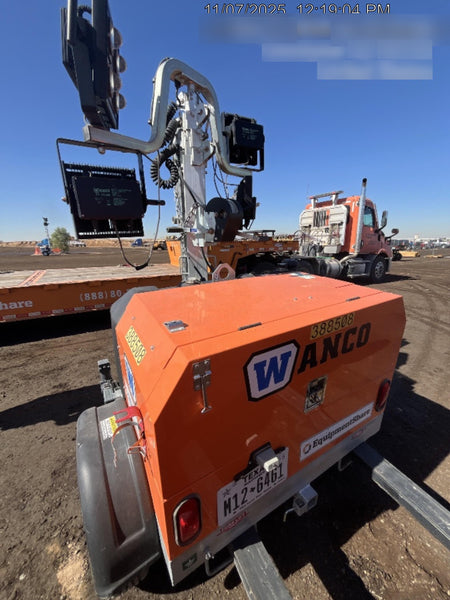 2024 Wanco WLTT-4MM4K Diesel, Deep Sea Controller, Shore Power Plug, Auto Start, (4) 350W LED Floodlights, 4kW Generator, 60 Gal Fuel Tank, 2" Ball, T3
