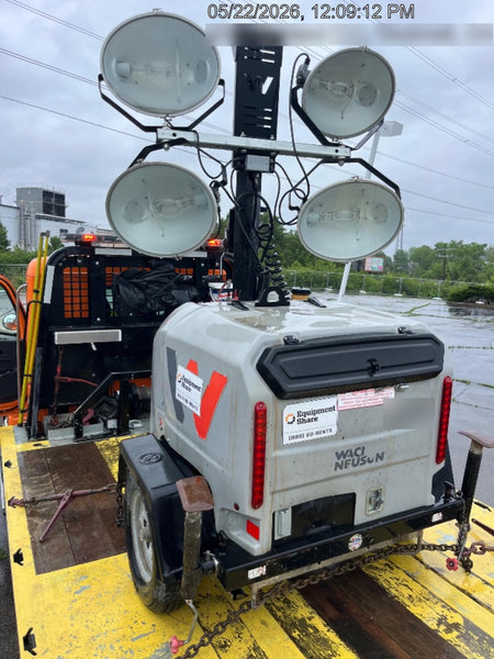 2019 Wacker Neuson LTV6L-MH Wacker Neuson LTV6L Mobile Light Tower w/Fuel Level Sensor Installed