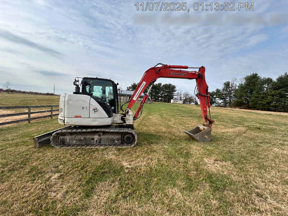 2020 Link-Belt 80X3EX 7'2" ARM, 17.7" rubber tracks, Multi function aux hydraulics